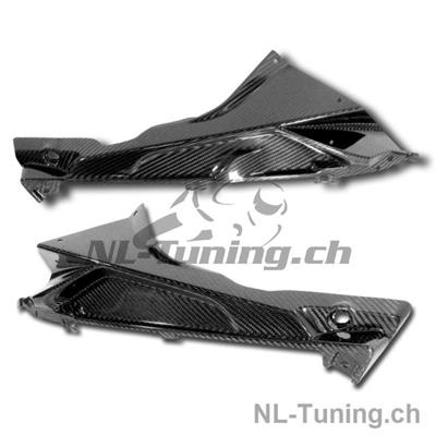 Carbon Ilmberger kuip zijkant top / badge houder set BMW S 1000 RR