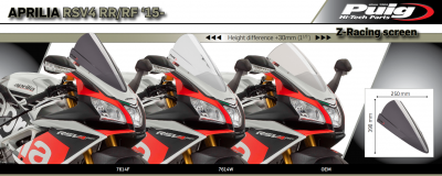 Puig Racingscheibe Aprilia RSV 4 1100