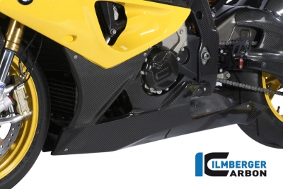 Parte inferiore della carenatura in carbonio Ilmberger monopezzo incl. kit di montaggio BMW S 1000 RR