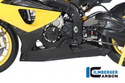 Parte inferiore della carenatura in carbonio Ilmberger monopezzo incl. kit di montaggio BMW S 1000 RR