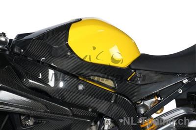 Carbon Ilmberger side cover on tank set BMW S 1000 RR