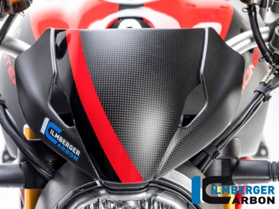 Parabrezza in carbonio Ilmberger incl. staffa Ducati Monster 1200