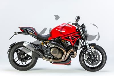 Parabrezza in carbonio Ilmberger incl. staffa Ducati Monster 1200