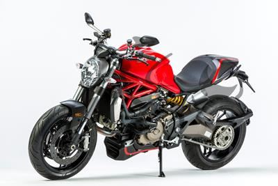 Pare-brise en carbone Ilmberger avec support Ducati Monster 1200