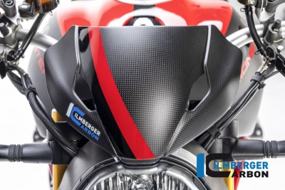 Pare-brise en carbone Ilmberger avec support Ducati Monster 1200