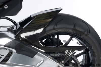 Guardabarros trasero Ilmberger de carbono con protector de cadena con ABS BMW S 1000 RR