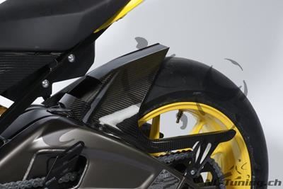 Guardabarros trasero Ilmberger de carbono con protector de cadena con ABS BMW S 1000 RR