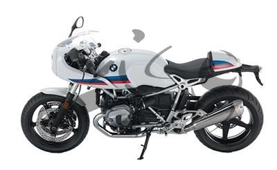 Carbon Ilmberger Abdeckung am Rahmenheck Set BMW R NineT Racer