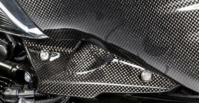 Coperchio del collettore di aspirazione in carbonio Ilmberger sinistro BMW R NineT Urban G/S
