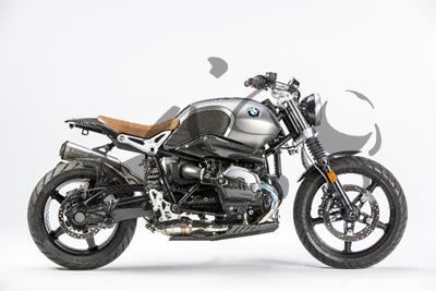 Parafango posteriore in carbonio Ilmberger per pneumatici offroad BMW R NineT Scrambler