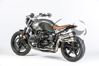 Parafango posteriore in carbonio Ilmberger per pneumatici offroad BMW R NineT Scrambler