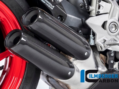 Carbon Ilmberger Auspuffhiteschutz Set 2-teilig Ducati Supersport 939