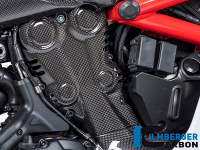 Copri cinghia di distribuzione in carbonio Ilmberger verticale Ducati Supersport 939