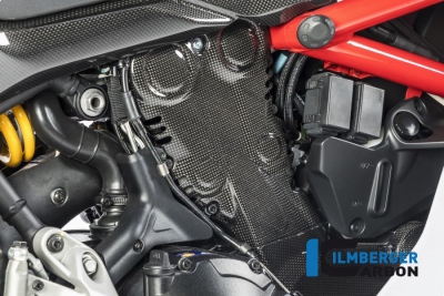 Copri cinghia di distribuzione in carbonio Ilmberger verticale Ducati Supersport 939