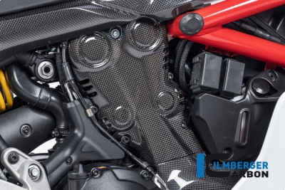 Copri cinghia di distribuzione in carbonio Ilmberger verticale Ducati Supersport 939