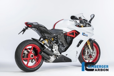 Copri cinghia di distribuzione in carbonio Ilmberger verticale Ducati Supersport 939