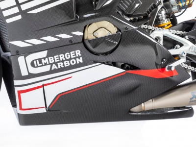spoiler moteur en carbone Ilmberger Ducati Panigale V4