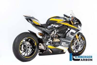 Spoiler motor carbono Ilmberger Ducati Panigale V4