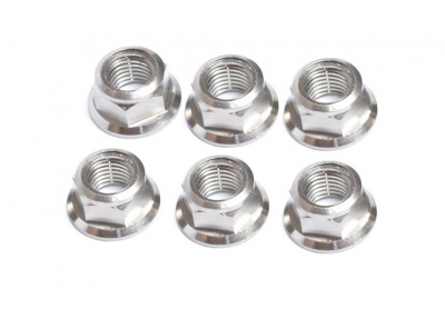 Titanium chainring nuts set Kawasaki ZX-10R