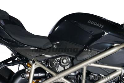 Carbon Ilmberger zijafdekking onder zadel SET Ducati Streetfighter 1098