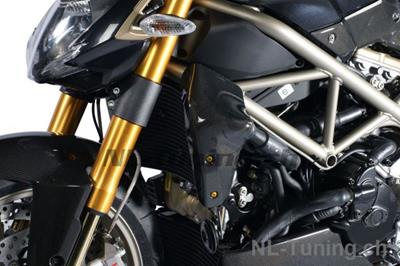Kolfiber Ilmberger vattenkylare lock set Ducati Streetfighter 1098
