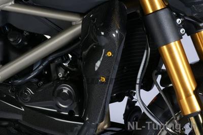 Set coperchio radiatore acqua in carbonio Ducati Streetfighter 1098