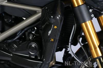 Kolfiber Ilmberger vattenkylare lock set Ducati Streetfighter 1098
