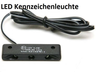 Kennzeichenhalter Kawasaki Ninja 125