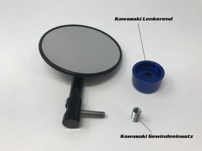 2x MFK zugelassene Lenkerspiegel Kawasaki(durch Ring ersetzt 10.10.2022 LB)