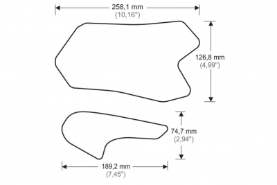 Poignes de rservoir Puig Ducati Panigale 899