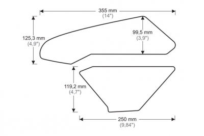 Puig Tankgrepen Honda CBR 1000 RR