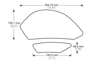 Poignes de rservoir Puig Kawasaki ZX-6R