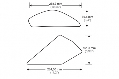 Puig Tank Grips Kawasaki ZX-10R