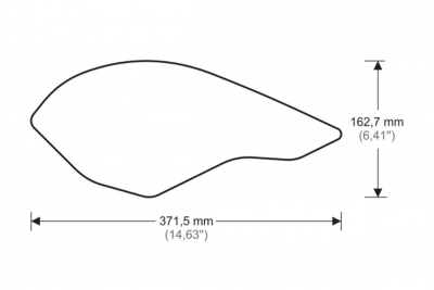 Manopole serbatoio Puig Triumph Daytona 675