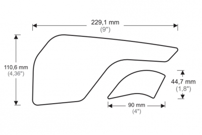 Puig Tankhandtag Triumph Tiger 800
