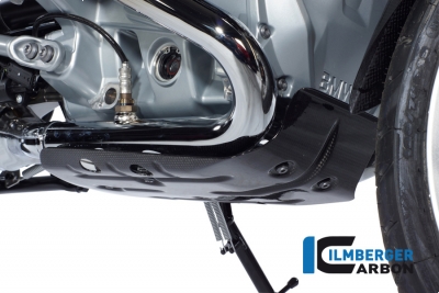 Carbon Ilmberger engine guard below BMW R 1250 GS Adventure