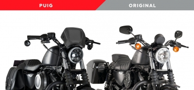 Placa frontal Puig aluminio Harley Davidson Sportster 883