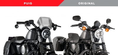 Placa frontal Puig aluminio Harley Davidson Sportster 883