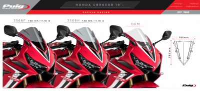 Pare-brise Puig Racing Honda CBR 650 R