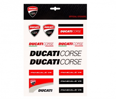 Juego de adhesivos Ducati Corse Panigale V4