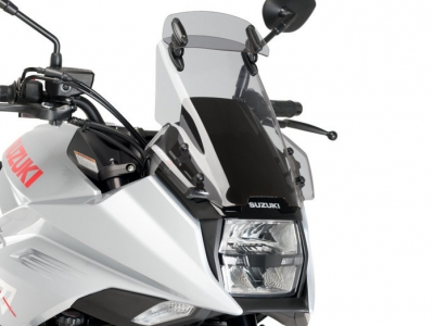 Puig touring screen with visor attachment Suzuki Katana