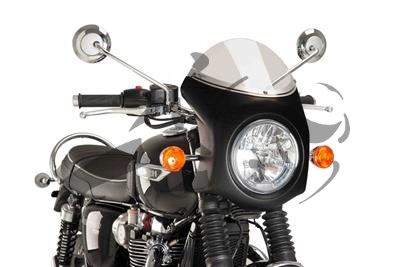 Puig Retro Voorkuip carbonstyle Triumph Speed Twin