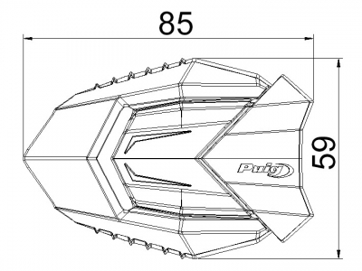 Puig crash pads R19 Suzuki GSX-R 600/750