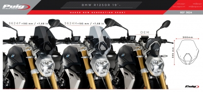 Schermo sportivo Puig BMW R 1250 R