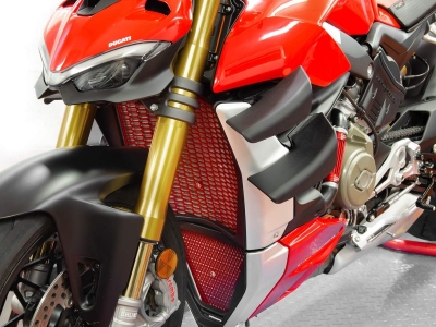 Ducabike rejilla radiador roja Ducati Streetfighter V4