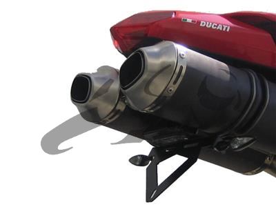 Soporte matrcula Ducati 1198