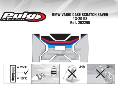 Puig Set dautocollants pour valises Vario GS BMW R 1250 GS