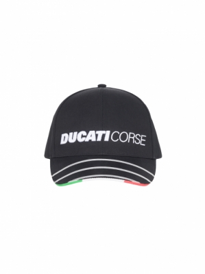 Ducati Corse keps Italien flagga