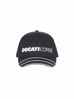 Cappellino Ducati Corse Bandiera Italia