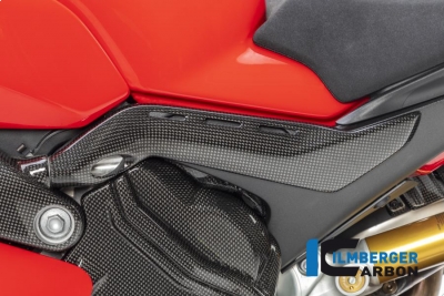 Carbon Ilmberger cover on frame rear set Ducati Panigale V4 R